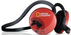 SWEEX HM612 NECKBAND HEADSET NATIONAL GEOGRAPHIC RED