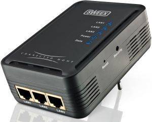 SWEEX LC206 3-PORT SWITCH POWERLINE 200 ADAPTER