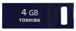 TOSHIBA 4GB MINI USB FLASH DRIVE BLUE