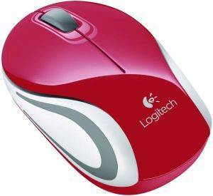 LOGITECH 910-002737 WIRELESS MINI MOUSE M187 RED