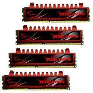 G.SKILL F3-10666CL9Q-16GBRL 16GB (4X4GB) DDR3 PC3-10666 1333MHZ RIPJAWS QUAD CHANNEL KIT