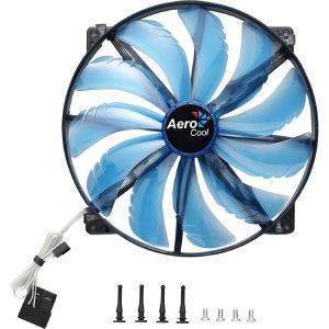 AEROCOOL SILENT MASTER BLUE LED FAN 200MM