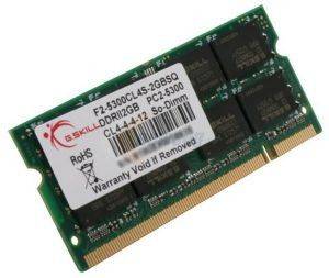 G.SKILL F2-5300CL4S-2GBSQ 2GB SO-DIMM DDR2 PC2-5300 667MHZ