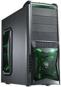 MS-TECH CA-0280 PRO X VENOMOUS LONGHORN GUNMETAL WITH GREEN LED FANS