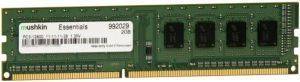 MUSHKIN 992029 DIMM 2GB DDR3-1600 ESSENTIALS SERIES