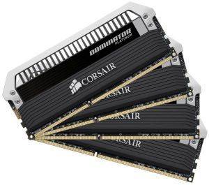 CORSAIR CMD32GX3M4A2400C10 DOMINATOR PLATINUM 32GB (4X8GB) DDR3 2400HZ PC3-19200 QUAD CHANNEL KIT