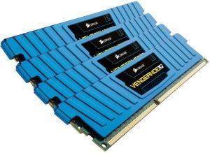 CORSAIR CML16GX3M4A1866C9B VENGEANCE LP BLUE 16GB (4X4GB) DDR3 1866 PC3-15000 QUAD CHANNEL KIT