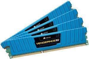 CORSAIR CML16GX3M4A2133C11B VENGEANCE LP BLUE 16GB (4X4GB) DDR3 2133M PC3-17066 QUAD CHANNEL KIT