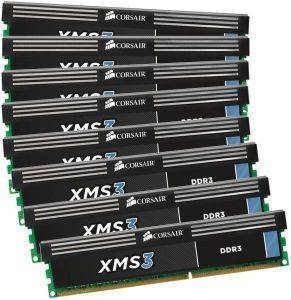 CORSAIR CMX64GX3M8A1600C11 64GB (8X8GB) DDR3 1600MHZ XMS3 8-CHANNEL KIT
