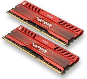 PATRIOT PV316G186C0KRD 16GB (2X8GB) DDR3 1866MHZ VIPER 3 RED DUAL CHANNEL KIT