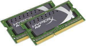 KINGSTON KHX16S9P1K2/16 16GB (2X8GB) SO-DIMM DDR3 1600MHZ HYPERX PNP DUAL CHANNEL KIT