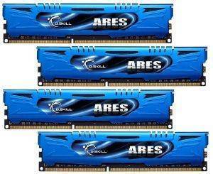 G.SKILL F3-1600C9Q-16GAB 16GB (4X4GB) DDR3 PC3-12800 1600MHZ ARES QUAD CHANNEL KIT