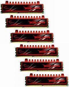 G.SKILL F3-12800CL9T2-24GBRL 24GB (6X4GB) DDR3 PC3-12800 1600MHZ HEXA CHANNEL KIT