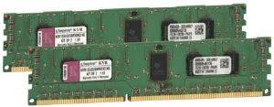 KINGSTON KVR1333D3S8R9SK2/4GI 4GB (2X2GB) DDR3 PC3-10600 1333MHZ CL9 VALUE RAM DUAL CHANNEL KIT