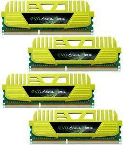 GEIL GOC332GB1600C10QC 32GB (4X8GB) DDR3 PC3-12800 1600MHZ EVO CORSA QUAD CHANNEL KIT