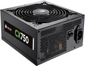 CORSAIR CX750 - 80 PLUS BRONZE CERTIFIED POWER SUPPLY