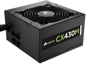 CORSAIR CX SERIES MODULAR CX430M ATX POWER SUPPLY - 430W 80 PLUS BRONZE CERTIFIED MODULAR PSU