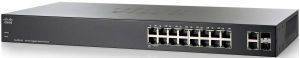 CISCO SLM2016T 16-PORT GIGABIT SMART SWITCH RACKMOUNT + 2XSFP PORTS