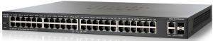 CISCO SLM2048PT 48-PORT GIGABIT POE SMART SWITCH RACKMOUNT + 2XSFP PORTS