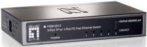 LEVEL ONE FSW-0512 5-PORT 10/100 PD SWITCH