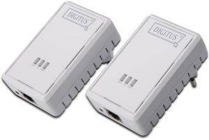 DIGITUS DN-15025 HIGH-SPEED POWERLINE ETHERNET ADAPTER 500MBPS STARTER KIT