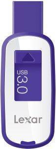 LEXAR JUMPDRIVE S23 64GB USB3.0 FLASH DRIVE PURPLE