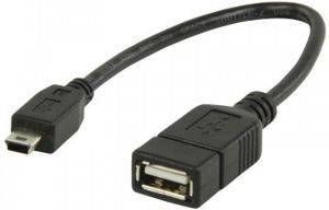 VALUELINE VLMP60315B0.20 USB2.0 A - MINI 5-PIN OTG DATA CABLE 0.20M