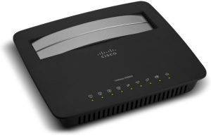 LINKSYS X3500 N750 DUAL-BAND WIRELESS ROUTER WITH ADSL2+ ISDN MODEM AND USB