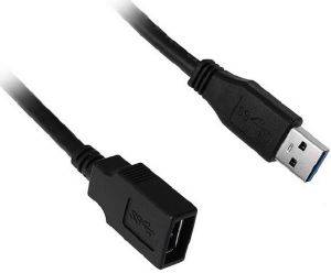 INLINE USB3.0 EXTENSION CABLE TYP A 1M BLACK