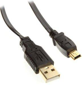 INLINE MINI-USB 2.0 CABLE USB-A TO MINI-B 1.5M BLACK
