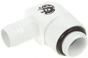 BITSPOWER FITTING ANGLE 1/4 INCH TO ID 10MM ROTATING WHITE
