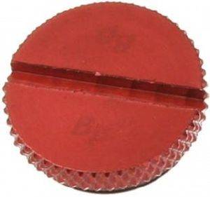 BITSPOWER PLUG 1/4 INCH BLOOD RED, FLAT