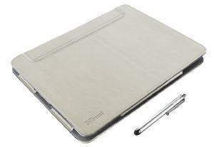 TRUST 18921 ELIGA ELEGANT FOLIO STAND WITH STYLUS FOR IPAD SAND