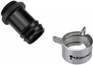 KOOLANCE FITTING SINGLE, BLACK BARB FOR ID 13MM (1/2IN)