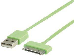 VALUELINE VLMP39100G1.00 DATA AND CHARGING CABLE GREEN