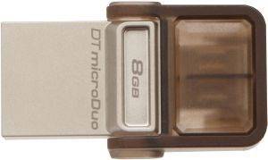 KINGSTON DTDUO/8GB DATATRAVELER MICRODUO 8GB USB2.0 FLASH DRIVE