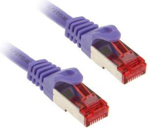 INLINE CAT.6 PATCH CABLE S/FTP CAT.6 RJ45 3M VIOLET