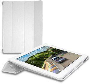 PURO BOOKLET \'\'ZETA\'\' COVER IPAD 2/NEW IPAD WITH MAGNETE E STAND UP ECO-LEATHER WHITE