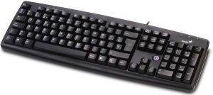 GENIUS KB-06XE USB SLENDER DESKTOP KEYBOARD BLACK