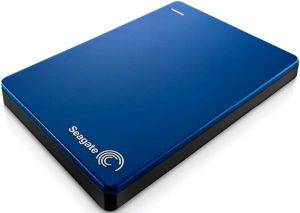 SEAGATE STDR2000202 BACKUP PLUS SLIM PORTABLE DRIVE 2TB USB3.0 BLUE