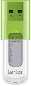 LEXAR JUMPDRIVE S50 32GB USB2.0 FLASH DRIVE ORANGE GREEN