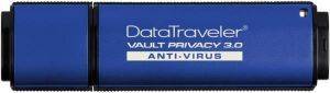 KINGSTON DTVP30AV/16GB DATATRAVELER VAULT PRIVACY 3.0 ANTI-VIRUS 16GB USB3.0
