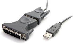 STARTECH USB TO RS232 DB9/DB25 SERIAL ADAPTER CABLE M/M