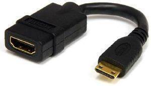 STARTECH HIGH SPEED HDMI CABLE WITH ETHERNET HDMI TO HDMI MINI F/M