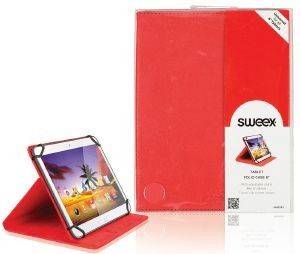 SWEEX SA322 UNIVERSAL FOLIO CASE FOR 8\'\' TABLET RED