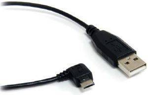 STARTECH MICRO USB CABLE - A TO RIGHT ANGLE MICRO B 1.8M