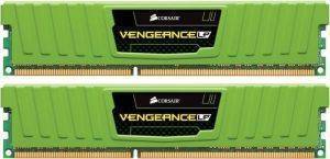 CORSAIR CML8GX3M2A2133C11G VENGEANCE LP GREEN 8GB (2X4GB) DDR3 2133 PC3-17066 DUAL CHANNEL KIT