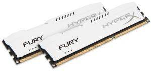 KINGSTON HX318C10FWK2/8 8GB (2X4GB) DDR3 1866MHZ HYPERX FURY WHITE SERIES DUAL CHANNEL KIT