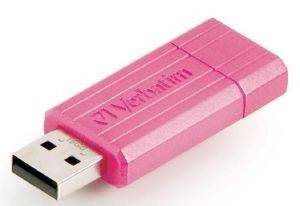 VERBATIM 49067 PINSTRIPE 16GB USB DRIVE PINK