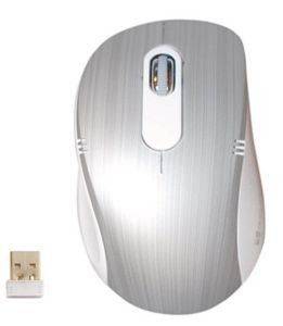 A4TECH A4-G7T-60S STYLE 2.4GHZ ULTRA FAR WIRELESS OPTICAL MOUSE SILVER